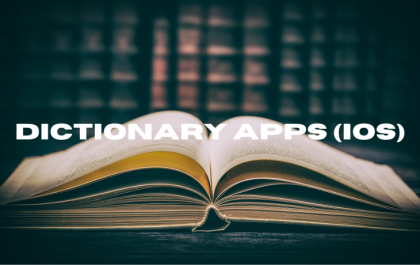 Dictionary Apps (iOS)
